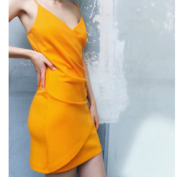 NEW! Zara Strappy Surplice Dress - Picture 2 of 9